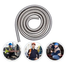Stainless Steel Metal Threaded Hose Wire Cable Protector Cable Sleeve for Home