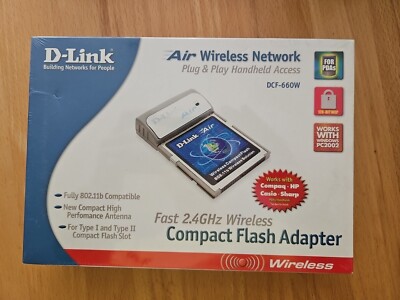 D-Link DCF-660w Wireless CompactFlash Adapter