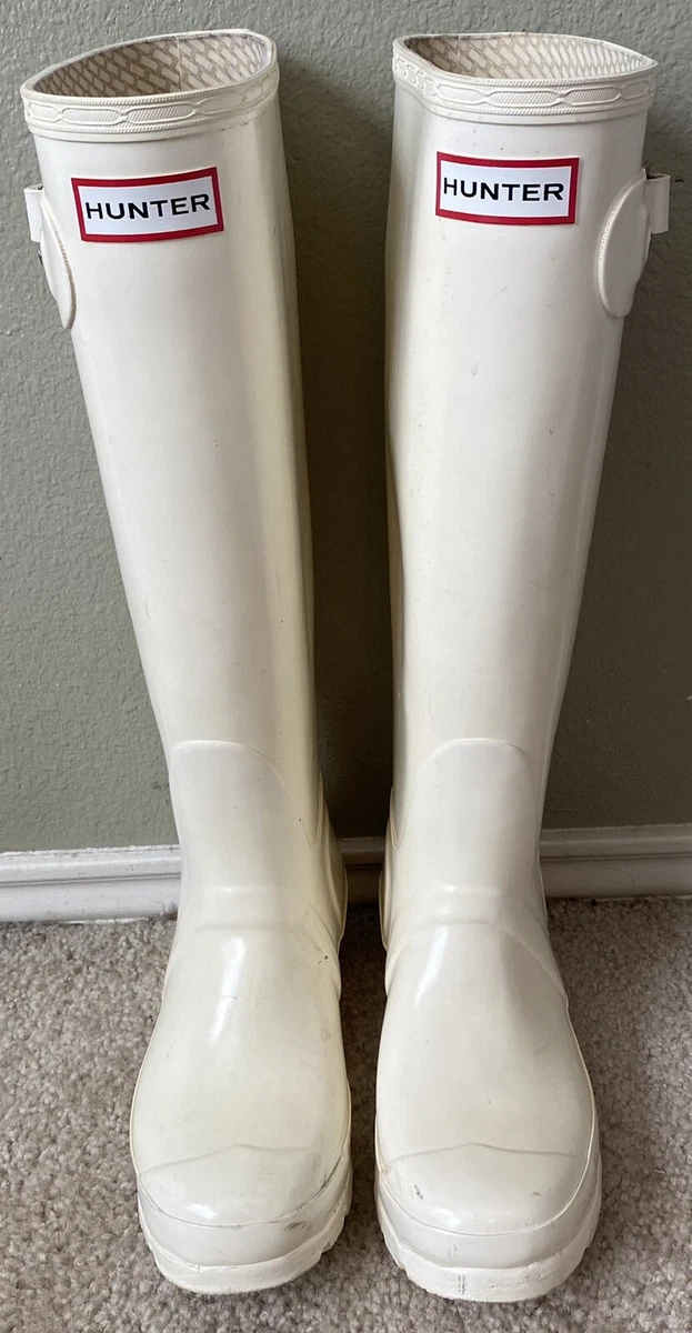 Hunter rain top boots size 5