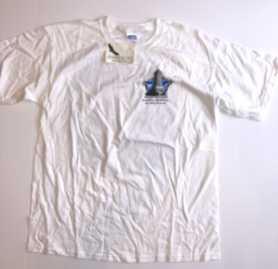 WRIGHT BROTHERS NATIONAL MEMORIAL T-shirt Double Sided Art L Pre-Owned WT