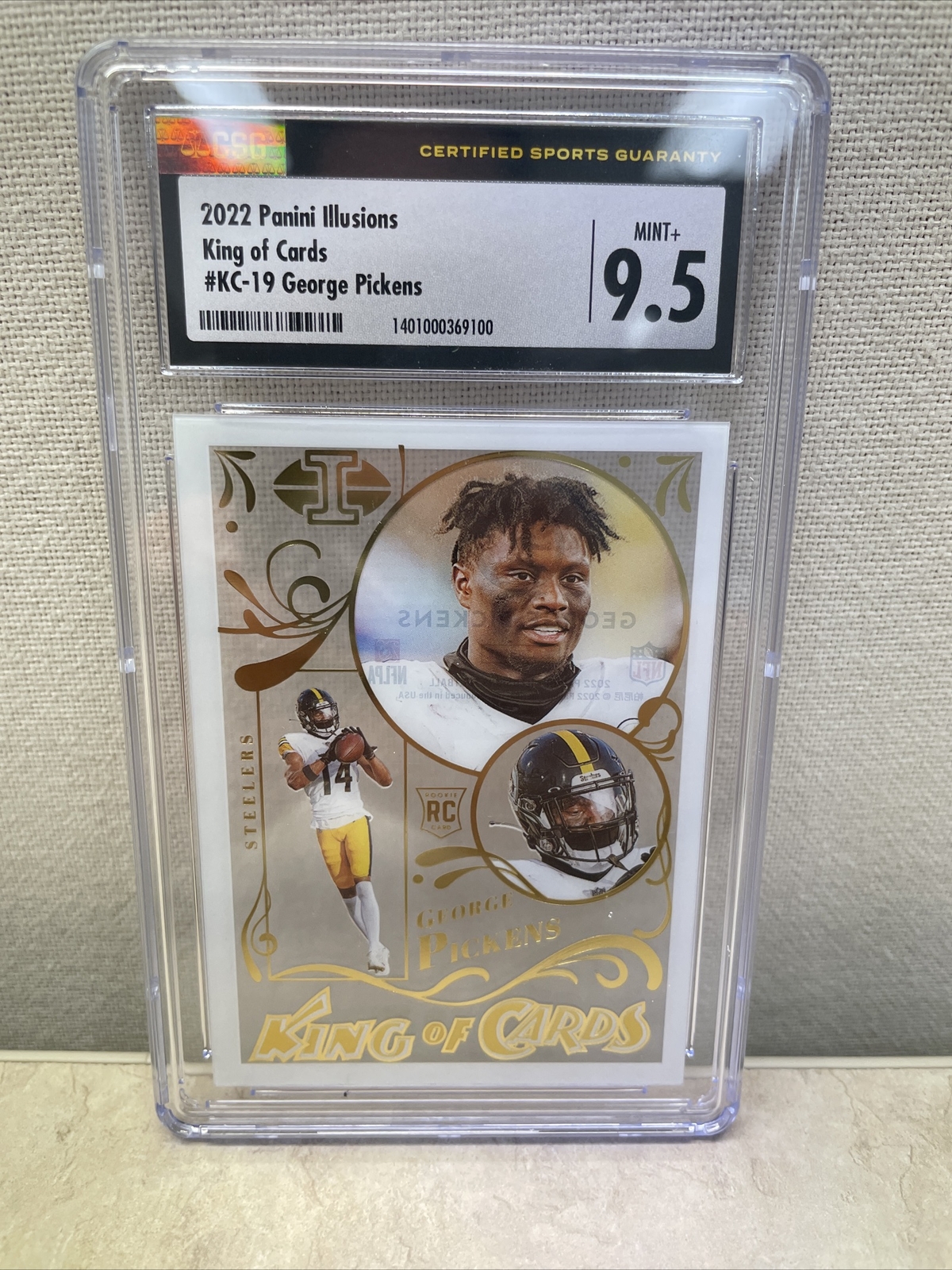 George Pickens Panini Illusions King of Cards #KC19 Base