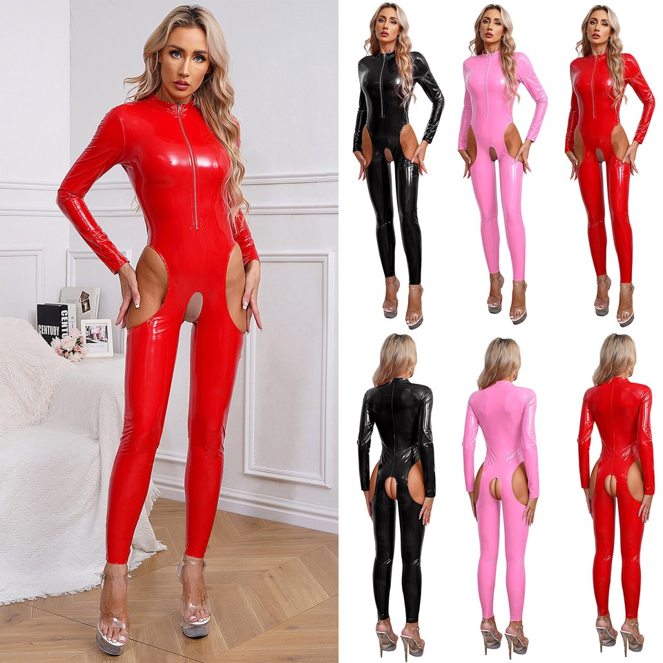 GoGuy - Lak unitard - Mat roze - FAC SHOP Amsterdam
