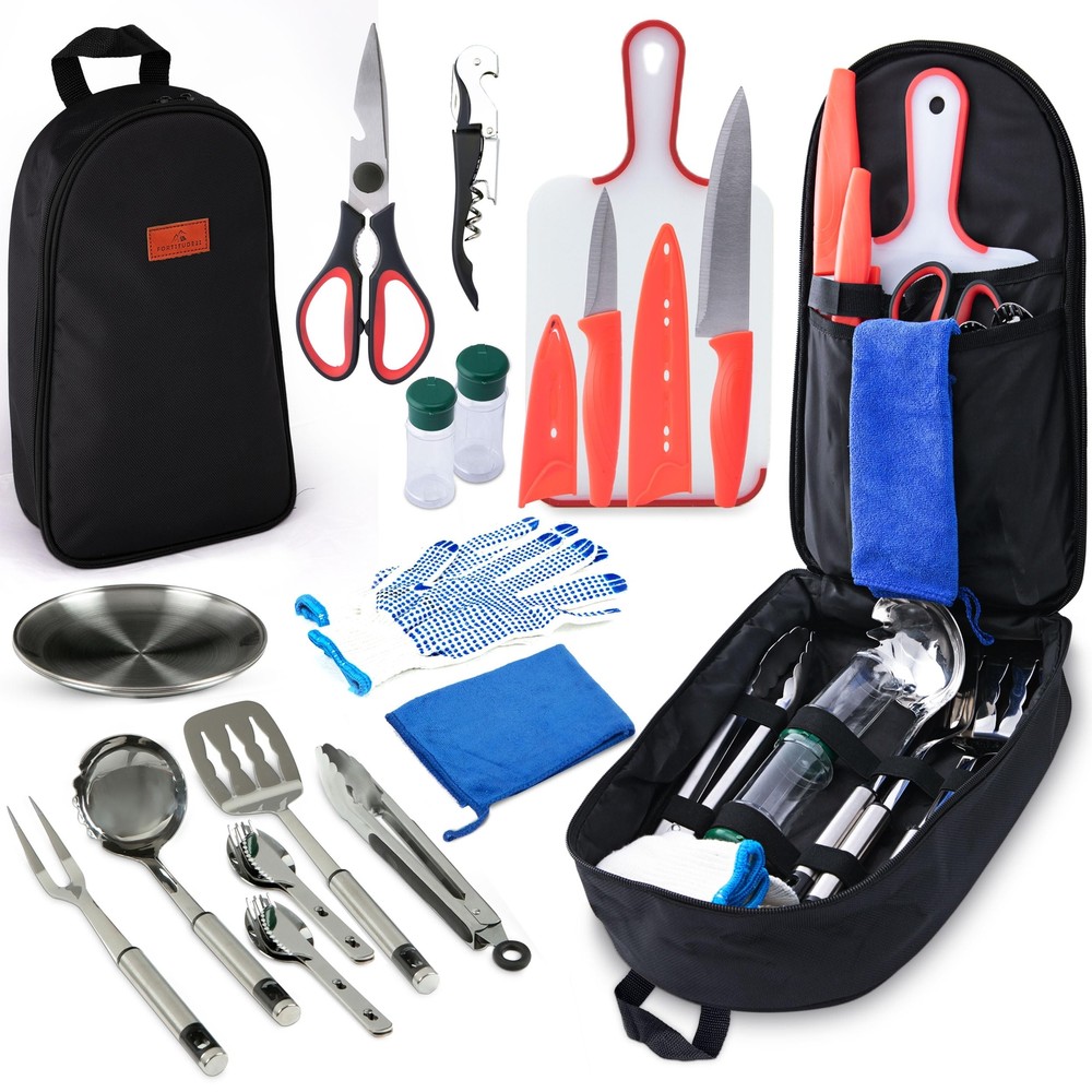 Camping Gear Camping Cooking Set 21pcs Camping Accessories Cooking Camping Kitch