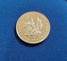 Vintage 1 oz. Silver Round .999 - The International Silver Trade Unit - America 113.16 per troy oz