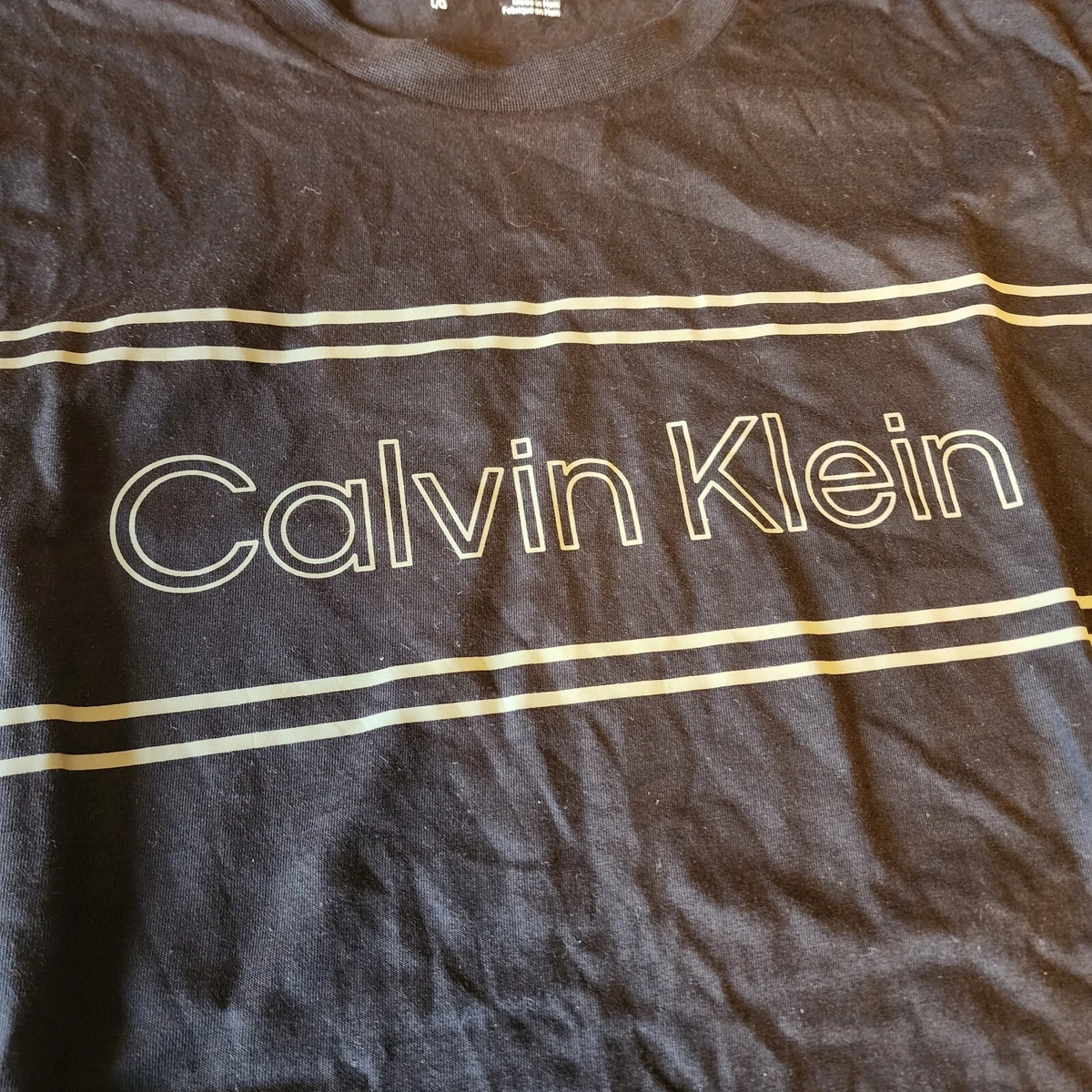 Calvin Klein | printed eBay Shirts Mens size Logo Black L