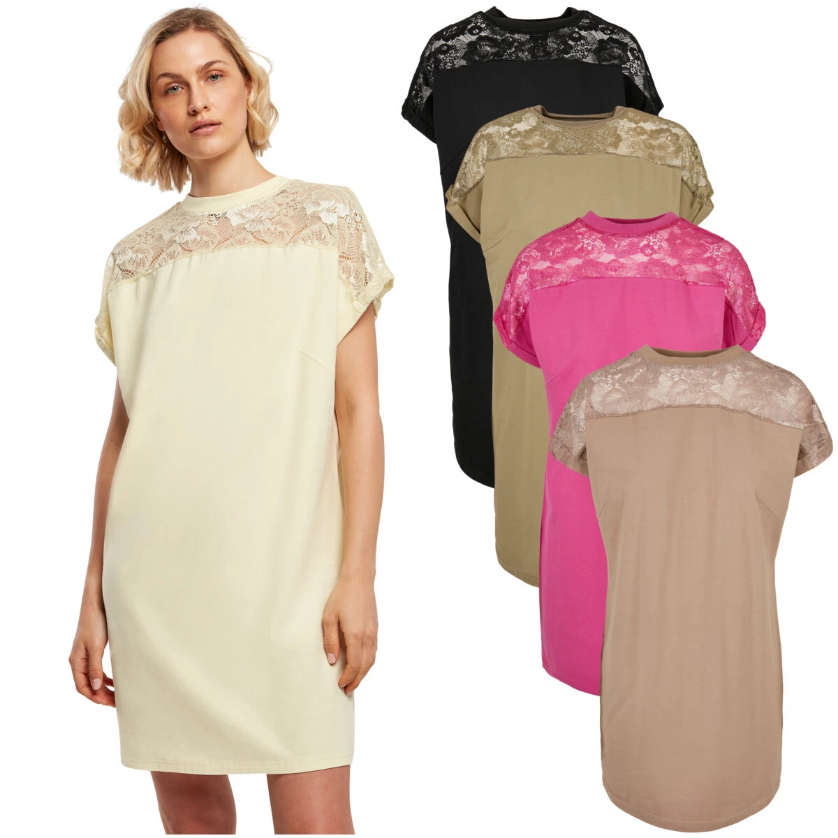 Urban Classics EMPIRE VALANCE - Vestido Informal - White/blanco