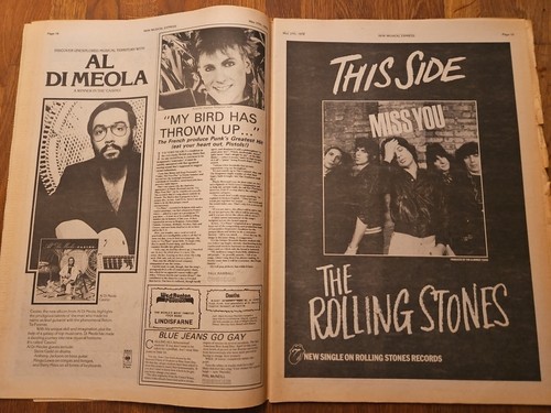 NME New Musical Express May 27th 1978, Johnny Rotten New Band David Bowie - Imagen 4 de 7
