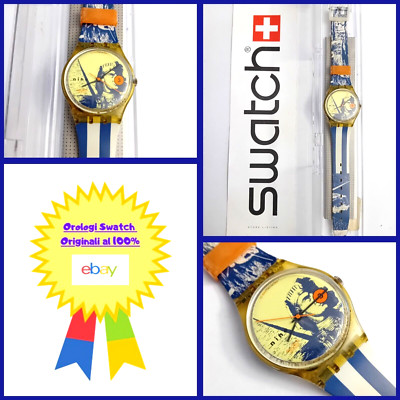 Swatch Gent Amneris GK132 1991 Neu Vintage Armbanduhr 90er NOS