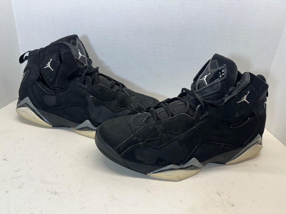 Nike Air Jordan True Flight Black Cool Grey 342964-010 Mens Size 8.5 / Womens 10 Nike 342964-010 Air Jordan True Flight Black Basketball  main image 3