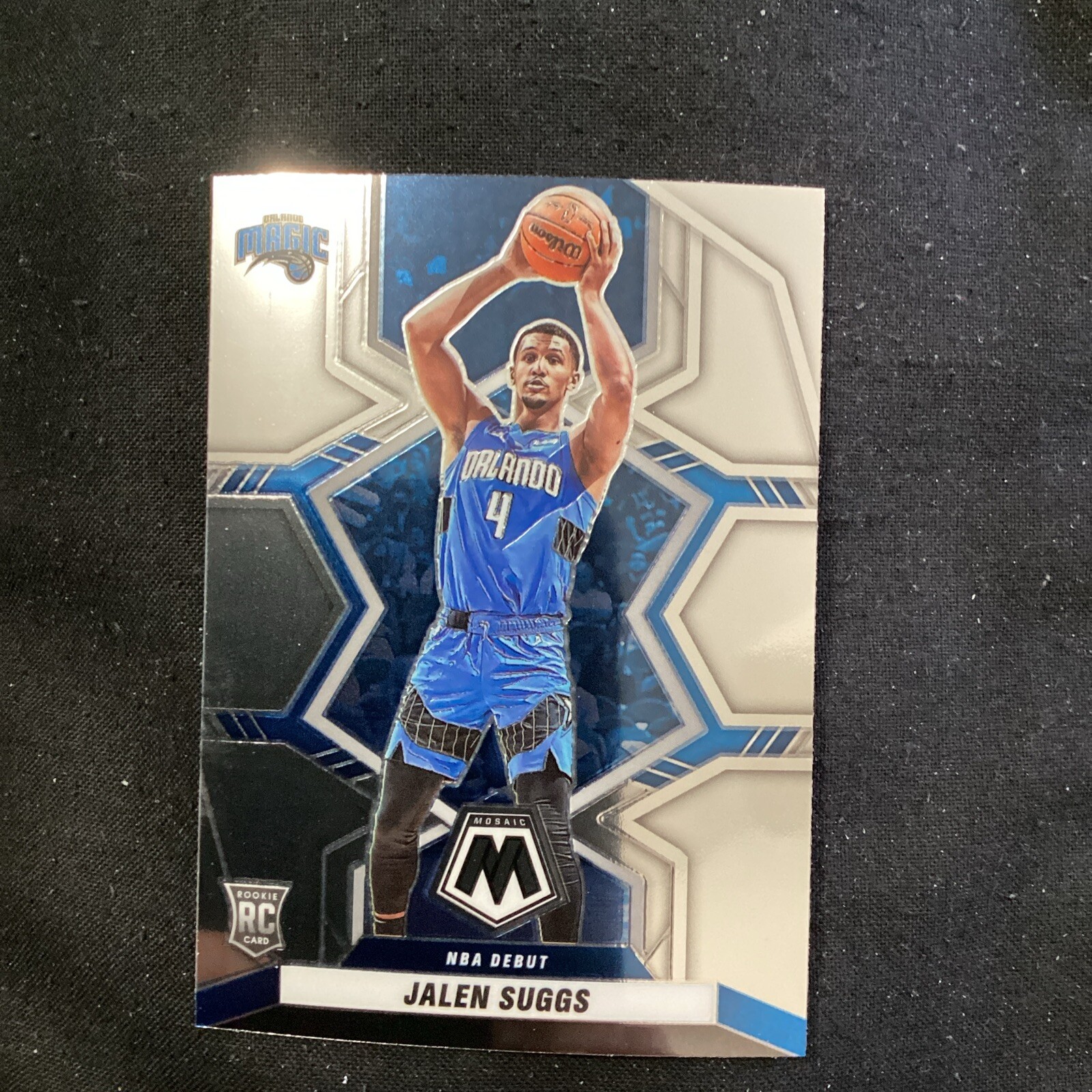 2021-22 Panini Mosaic Jalen Suggs #266 Rookie Orlando Magic 14