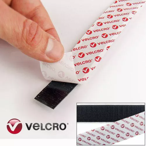 Genuine VELCRO® Brand Self-Adhesive Hook & Loop Double Sided Tape Fastener