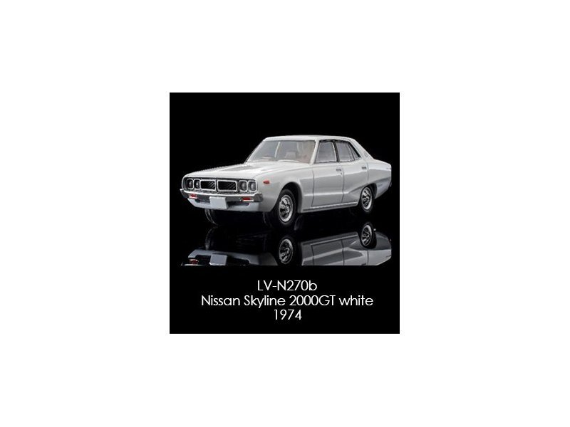 NISSAN Skyline 2000GT - 1974 - white - TLVN 1:64 | eBay