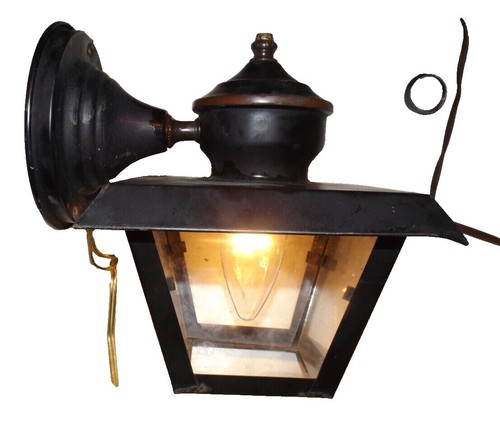 Vintage bathroom lamp, Bauhaus style by Wilhelm Wagenfeld, blue