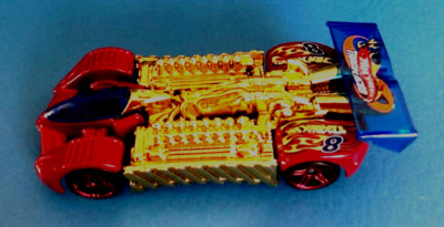 Hot Wheels 赤金炎デザインミニカー Hot Wheels 赤金炎デザイン