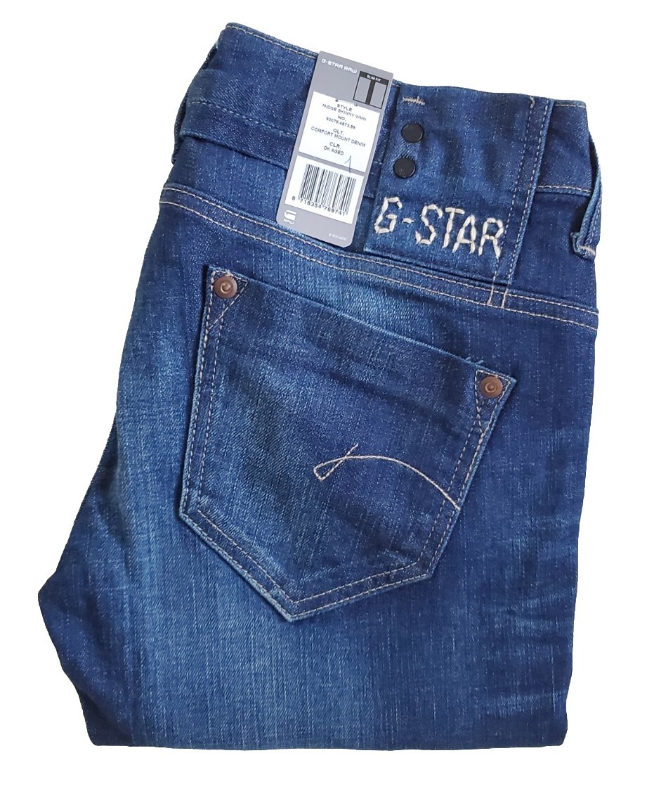 Gstar Raw Jeans Midge Skinny Womens W 27 L 32  Slim Denim No 5