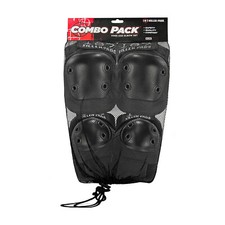 187 Killer Pad Skateboard Pads Combo Pack knee, elbow Black Size XS