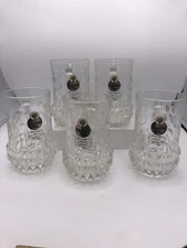 Set Of 5 Apostel Pils .4 Liter glass mug dem urigen Durst gebraut -Italy Fine