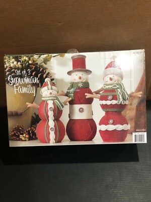 Costco Snowman Family Figures 10
