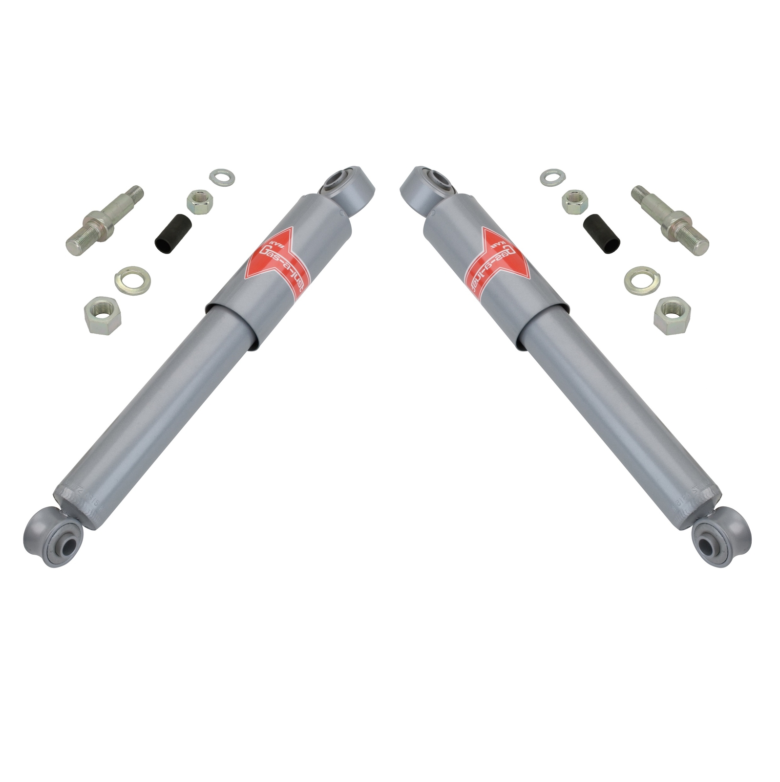 Pair Set of 2 Front Shock Absorbers Struts KYB Gas-a-Just KG 5409/KG5409
