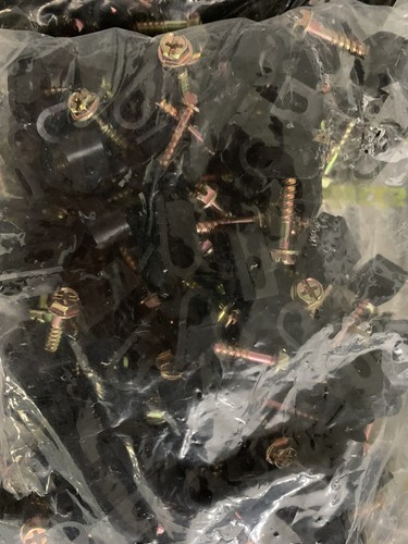2000 Pcs Black Single Flex Clips with Strain Relief Screw RG6 RG59 Coax Cable