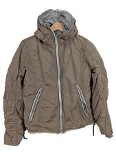 Duvetica giacca leggera donna beige taglia 44 cappuccio poliammide giacca mezza stagione