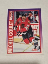 1991-92 Score American #375 Michel Goulet Chicago Blackhawks