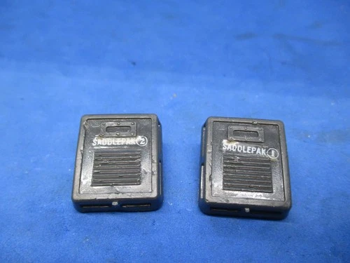 GI Joe 1982 Ram SaddlePak Bag Set Pair Vintage Jeep Part Accessory Hasbro ARAH