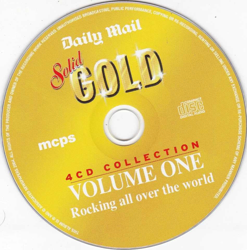 SOLID GOLD ( DAILY MAIL Newspaper 4 CD Collection ) - Bild 3 von 4