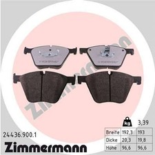 ZIMMERMANN BREMSBELÄGE passend für BMW 5 F07 7 F01 F02 F03 F04 X5 E70 X6 E71