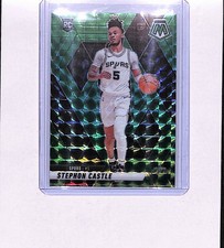 2024-25 Panini Mosaic #236 Stephon Castle Green Ice Mosaic