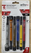 Wiha 70486 6-Piece Color Coded Magnetic Nut S...
