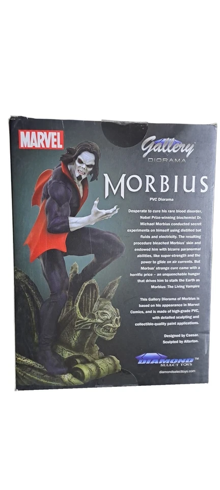 DIAMOND SELECT - FIGURINE MARVEL GALLERY - MORBIUS - PVC DIORAMA - OCCASION - Photo 3/4
