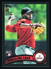 Fernando Abad Houston Astros 2011 Topps Black #491 SN /60