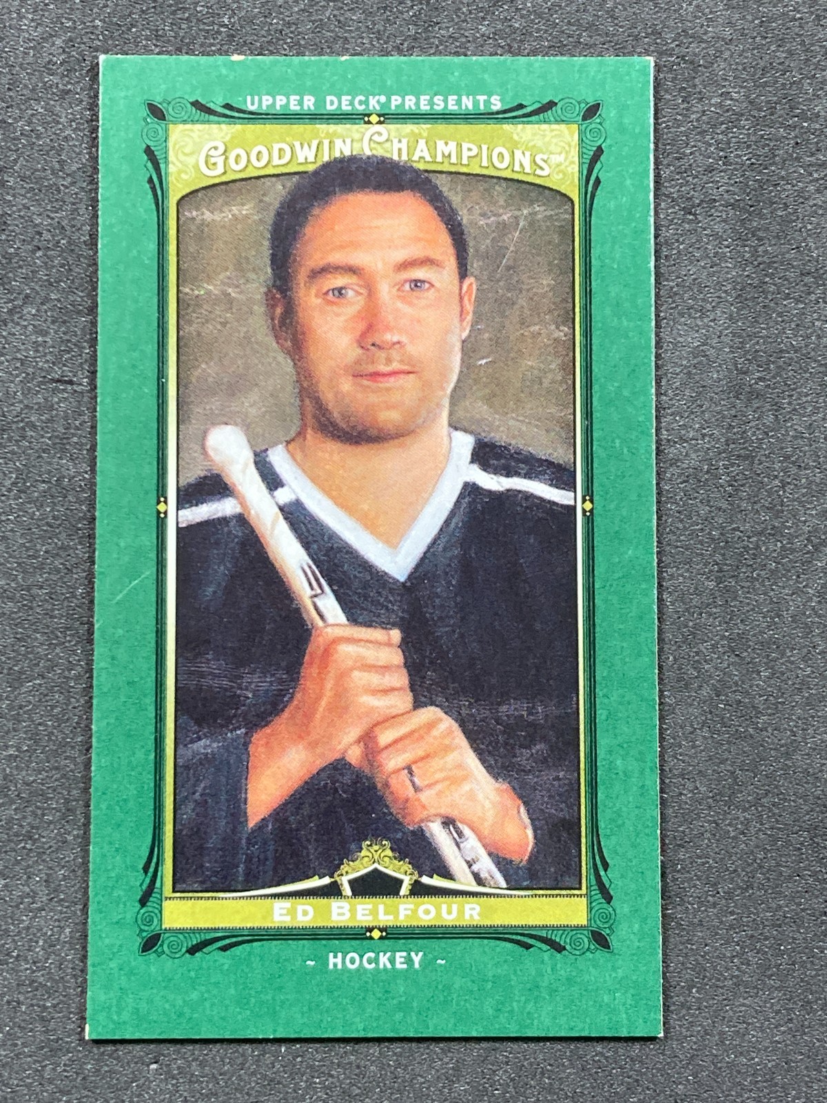 2013 Upper Deck Goodwin Champions Mini Green Lady Luck Ed Belfour #83 HOF s9z