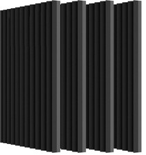 4 PCS Acoustic Panels,48''X24''X2'' Soundproof Foam Wall Panels,High Density ...