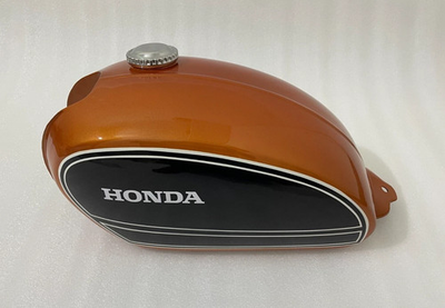 #ad Honda CB125 CB 125 CB125S 1973 Model Steel Painted Fuel Gas Petrol Tank Cap $331.50