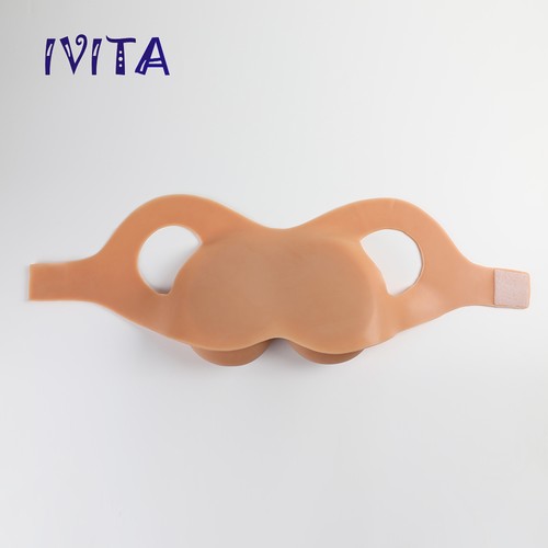 IVITA 4XL EE Cup Boobs Silicone Breast Forms Transgender Fake Boobs Enhancer - Picture 7 of 12