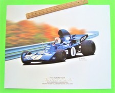 1972 Jackie Stewart Tyrrell Watkins Glen Grand Prix Fine Art Print B. Green Xlnt 1972 Jackie Stewart Tyrrell Watkins Glen Grand Prix Fine Art Print B. Green Xlnt