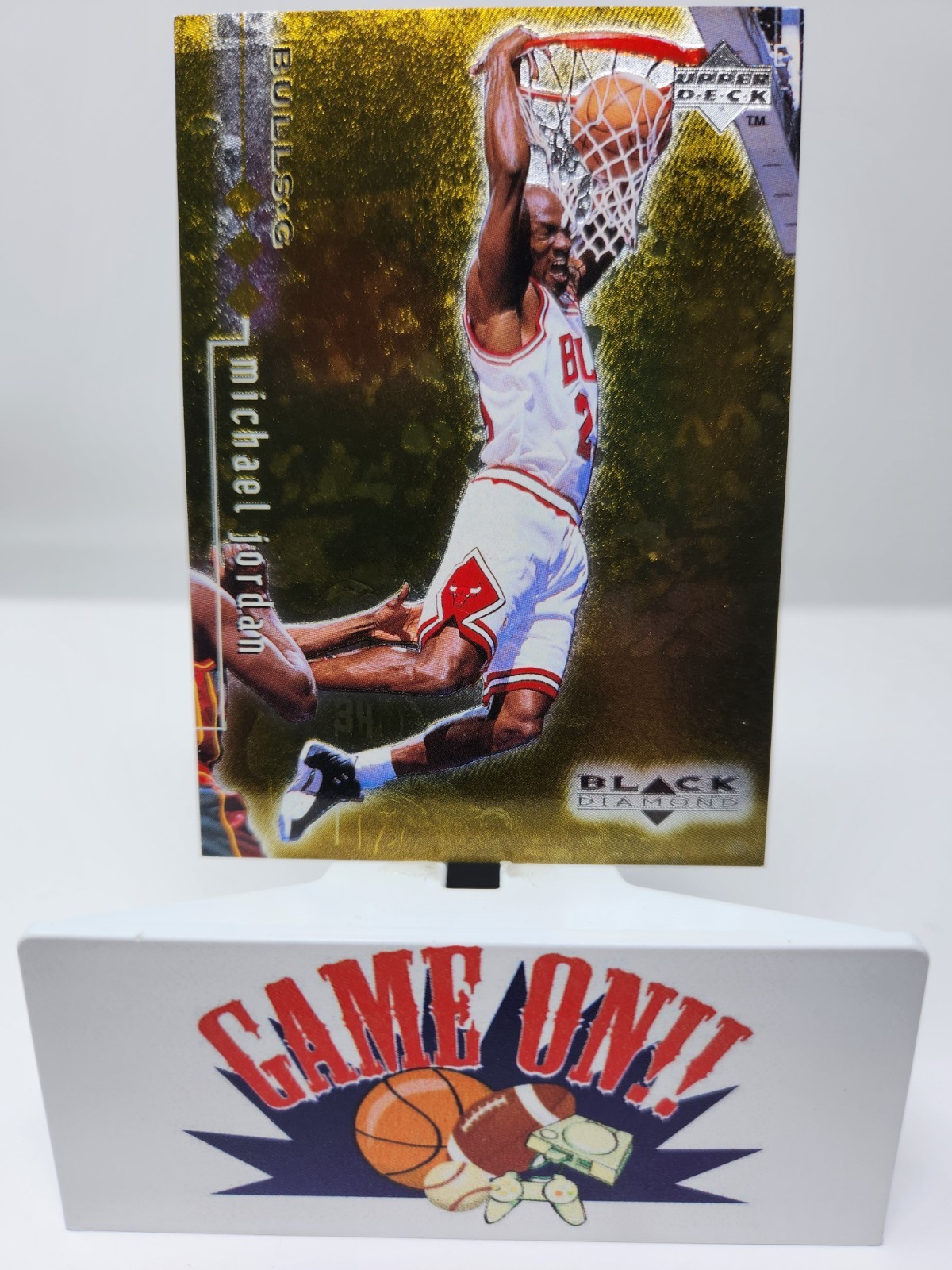 1998-99 Upper Deck Black Diamond #13 Michael Jordan Triple Gold #ed /1500 EX sc