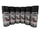 6 Pack Duplicolor HVP104 Vinyl & Fabric Spray Paint, Gloss Black, 11 oz