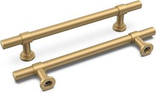 10 Stück Schrankgriffe Gold Möbelgriffe 128mm lochabstand Küchengriffe für Küc
