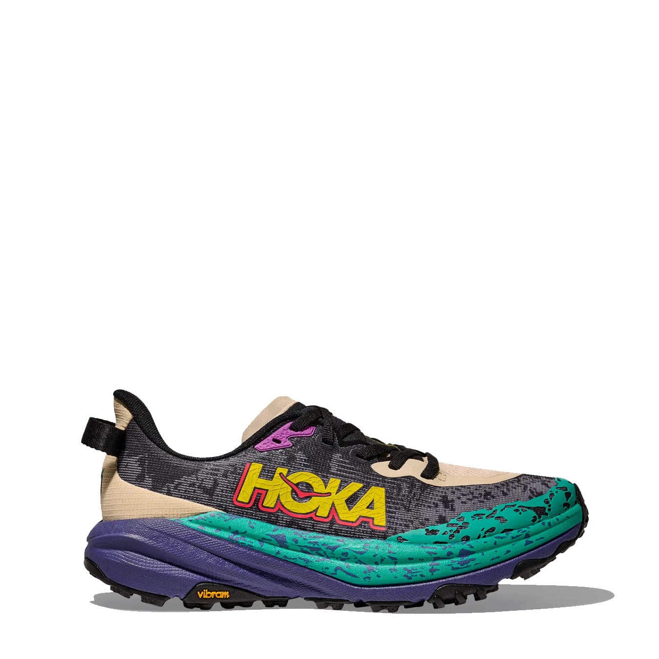 Entrenador Hoka Speedgoat 6 para mujer avena/iris de montaña
