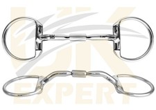 Uk Expert Eggbutt Comfort Barrel Myler Bits, Horse Riding Comfy Snaffle Action