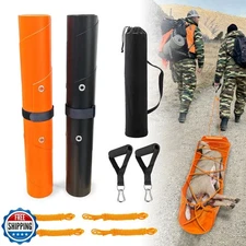 Firegowin 2-Pack Deer Drag Sled - Heavy-Duty 600D PVC Tear-Resistant Hunting 