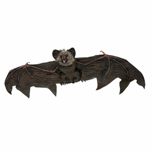 GoldRock Set di 64 decorazioni 3D per Halloween, a pipistrello, in 4 diverse misure, in PVC impermeabile, colore nero spaventoso e rimovibile, per decorazioni per finestre