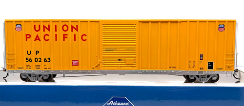 HO ATHEARN 16120 60' FMC HIGH CUBE EX-POST BOX CAR UNION PACIFIC UP # 560263 | Condition: New
