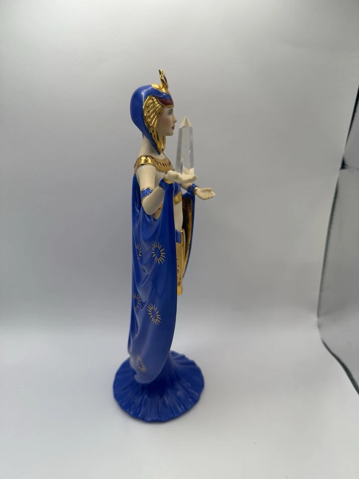 Estatuilla de porcelana coleccionable Franklin Mint - Cleopatra Foto 4 de 4