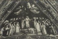Allegoria della povertà, Giotto, Assisi, 1880 circa, Carta Albumina Sconosciuta (XIX secolo)