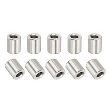 10Pcs Stainless Steel Spacer 3/16" ID x 3/8" OD x 1/2" l Round Metal Spacer