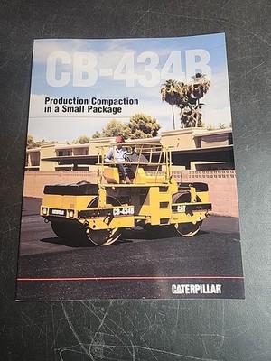 Caterpillar CB-434B Production Compaction In A Small Package Brochure 
